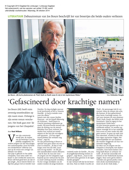 Limburgs Dagblad 6 - 10 -2014